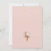 Ze is opgeslokt met ijscream-Vrijgezellenfeest Kaart (Achterkant)