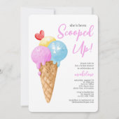 Ze is opgeslokt met ijscream-Vrijgezellenfeest Kaart (Voorkant)