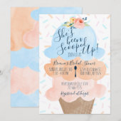 Ze is opgeslokt met ijscream-Vrijgezellenfeest Kaart (Voorkant / Achterkant)