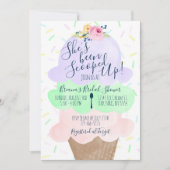 Ze is opgeslokt met ijscream-Vrijgezellenfeest Kaart (Voorkant)