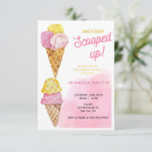 Ze is opgeslokt met ijscream-Vrijgezellenfeest Kaart (Staand voorkant)