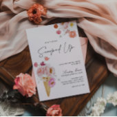 Ze is opgeslokt met ijscream-Vrijgezellenfeest Kaart