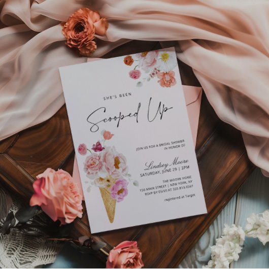 Ze is opgeslokt met ijscream-Vrijgezellenfeest Kaart