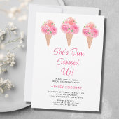 Ze is opgeslokt met ijscream-Vrijgezellenfeest Kaart