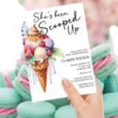 Ze is opgeslokt met ijscream-Vrijgezellenfeest Kaart