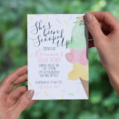 Ze is opgeslokt met ijscream-Vrijgezellenfeest Kaart