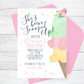 Ze is opgeslokt met ijscream-Vrijgezellenfeest Kaart