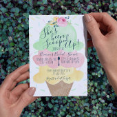 Ze is opgeslokt met ijscream-Vrijgezellenfeest Kaart