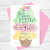 Ze is opgeslokt met ijscream-Vrijgezellenfeest Kaart