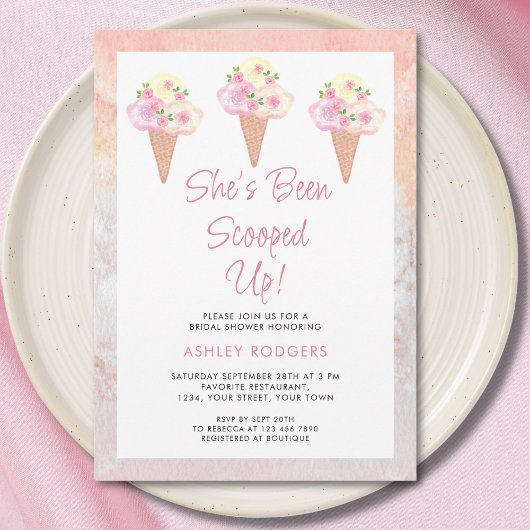 Ze is opgeslokt met ijscream-Vrijgezellenfeest Kaart