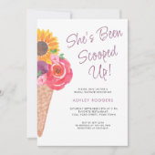 Ze is opgeslokt met ijscream-Vrijgezellenfeest Kaart (Voorkant)