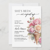 Ze is opgeslokt met ijscream-Vrijgezellenfeest Kaart (Voorkant)