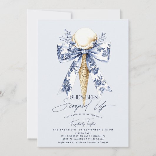 Ze is opgeslokt met ijscream-Vrijgezellenfeest Kaart (Voorkant)