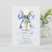 Ze is opgeslokt met ijscream-Vrijgezellenfeest Kaart (Staand voorkant)