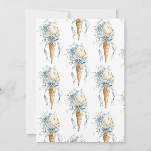 Ze is opgeslokt met ijscream-Vrijgezellenfeest Kaart (Achterkant)