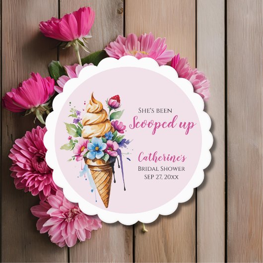 Ze is opgeslokt met ijscream-Vrijgezellenfeest Kartonnen Onderzetters