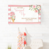 Ze is opgeslokt (stripes) Vrijgezellenfeest Spandoek (Insitu)