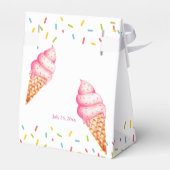 Ze is opgevoed met ijs vrijgezellenfeest bedankdoosjes (Achterkant)