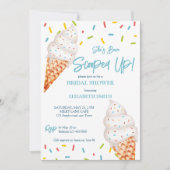 Ze is opgevoed met ijs vrijgezellenfeest kaart (Voorkant)