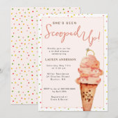 Ze is opgevoed met roze Vrijgezellenfeest Kaart (Voorkant / Achterkant)