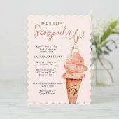 Ze is opgevoed met roze Vrijgezellenfeest Kaart (Staand voorkant)