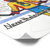 Ze is permanent (Athlete) Poster (Hoek)