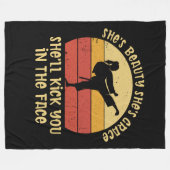 Ze is prachtig dat ze Grace is... ze zal je vermoo Fleece Deken (Voorkant (Horizontaal))