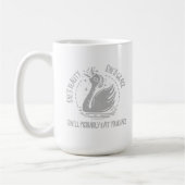 Ze is schoonheid Ze is Grace Grappige Sarcastische Koffiemok (Links)