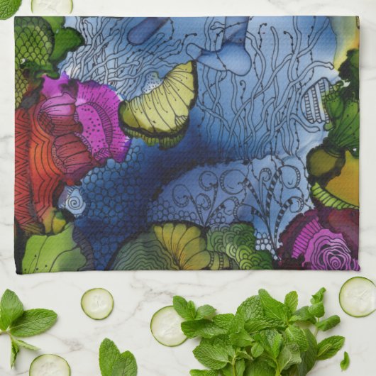 Ze is Sinking Kitchen Towel Theedoek (Gevouwen)