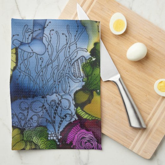 Ze is Sinking Kitchen Towel Theedoek (Quarter Fold)
