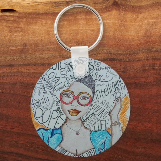 Ze is... sleutelhanger (Voorkant)