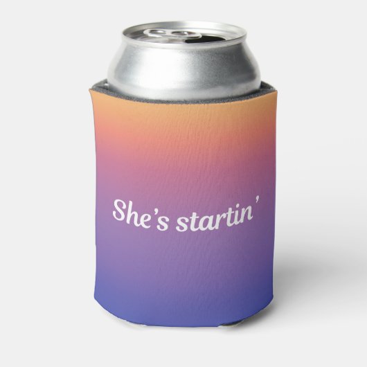 Ze is Startin' Coozie (Blikje Achterkant)
