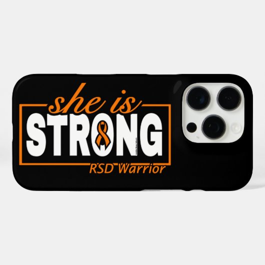 ZE IS STERK...RSD Case-Mate iPhone CASE (Achterkant (horizontaal))