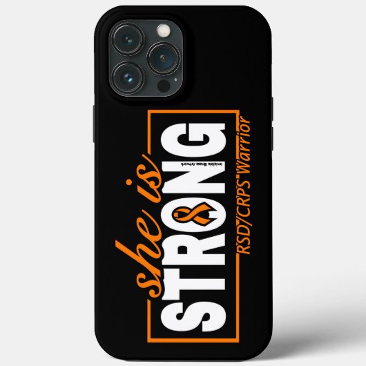 ZE IS STERK...RSD/CRPS Case-Mate iPhone CASE (Achterkant)