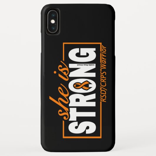 ZE IS STERK...RSD/CRPS Case-Mate iPhone CASE (Achterkant)