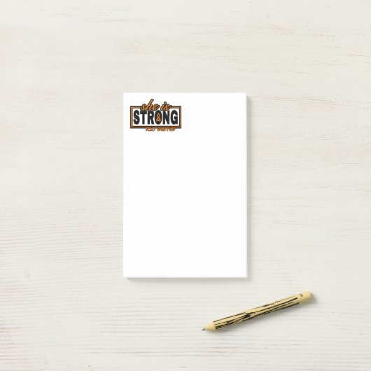 ZE IS STERK...RSD POST-IT® NOTES (Op bureau)