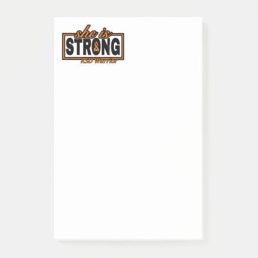 ZE IS STERK...RSD POST-IT® NOTES (Voorkant)