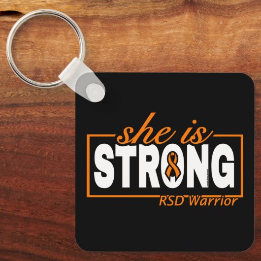 ZE IS STERK...RSD SLEUTELHANGER (Voorkant)
