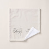 Ze is sterk Spreuken 31:25 Bad Handdoek (Wasdoekje)