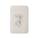 Ze is sterk Spreuken 31:25 Badmat (Voorkant Verticaal)