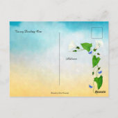 Ze is sterk Spreuken 31: 25 Briefkaart (Achterkant)