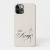 Ze is sterk Spreuken 31:25 Case-Mate iPhone Case (Achterkant)