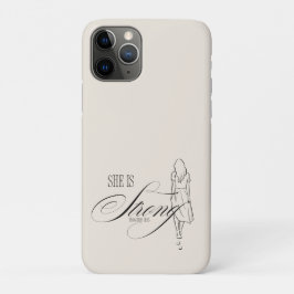 Ze is sterk Spreuken 31:25 Case-Mate iPhone Case