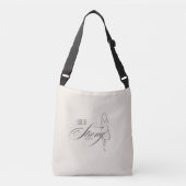 Ze is sterk Spreuken 31:25 Crossbody Tas (Voorkant)