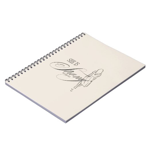 Ze is sterk Spreuken 31:25 Notitieboek (Linkerzijde)