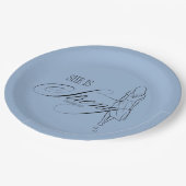 Ze is sterk Spreuken 31:25 Papieren Bordje (Gekanteld)