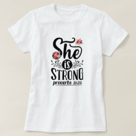 Ze is sterk t-shirt
