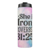 Ze is sterk thermosbeker (Voorkant)