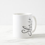 Ze is sterke bruidskracht vol vuur koffiemok (Voorkant rechts)