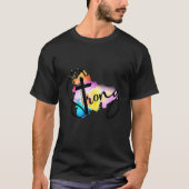 Ze is sterke werkwoorden 31 25 Christelijke hippie T-shirt (Voorkant)